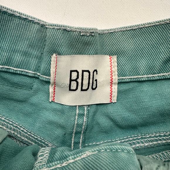 BDG Urban Outfitters Cut Off Carpenter Jean Shorts - Picture 2 of 6